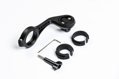 XOSS G/G+ Bike Computer Mount, Compatible for Bike Computer Garmin, Out Front Bike Computer Mount Road Black Plastic-Steel Durable