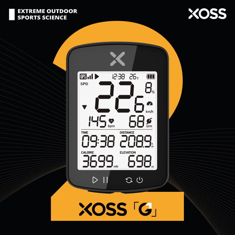 XOSS G 2nd Generation GPS Smart Cycling Computer - XOSS.CO