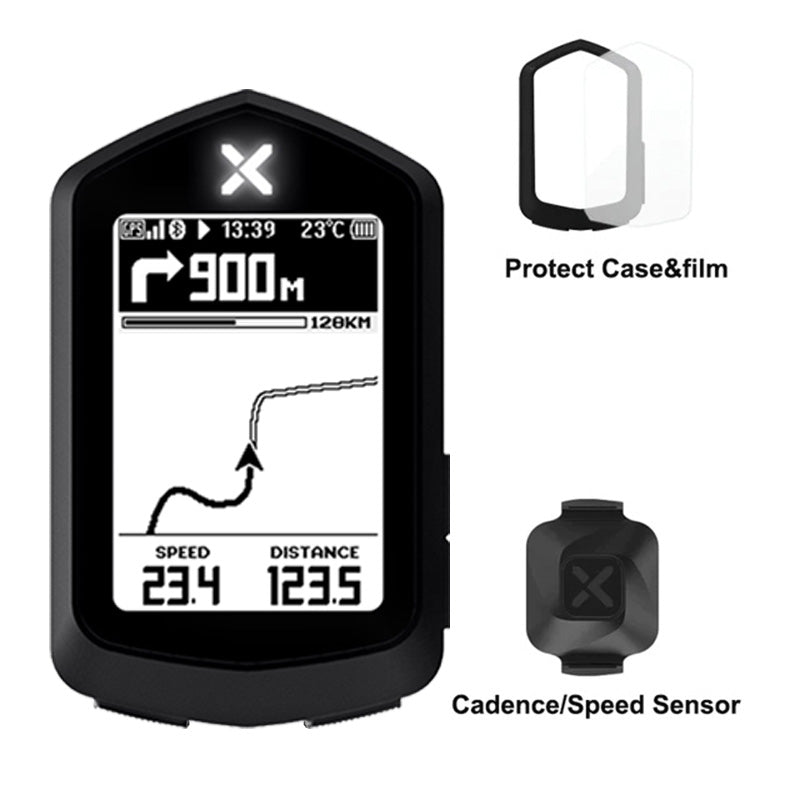 NAV navigation bike computer & case & Vortex candence/speed sensor - XOSS.CO